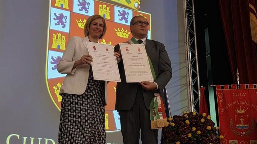 Acto institucional de hermanamiento de Murcia y la ciudad italiana de Santa Maria Capua Vetere