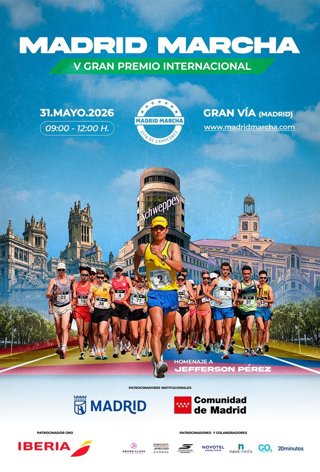 El exmarchador ecuatoriano Jefferson Pérez será homenajeado en el V GPI Madrid Marcha el 31 de mayo.