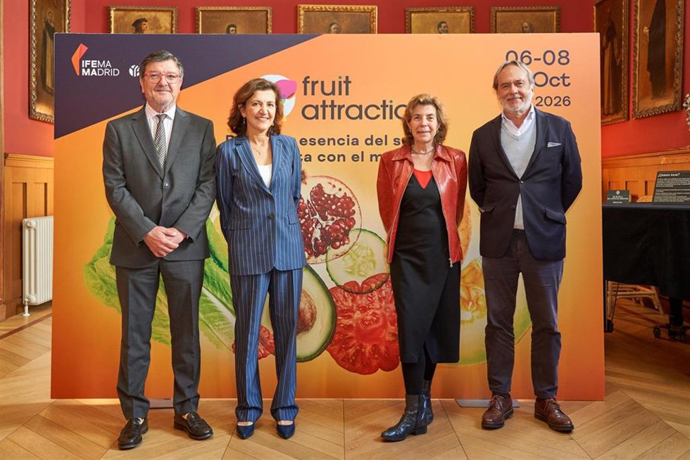 Presentación de la 18ª edición de Fruit Attraction, que se celebrará del 6 al 8 de octubre en Ifema Madrid