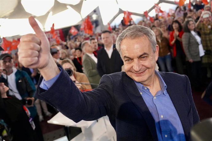 Archivo - El expresidente del Gobierno José Luis Rodríguez Zapatero.
