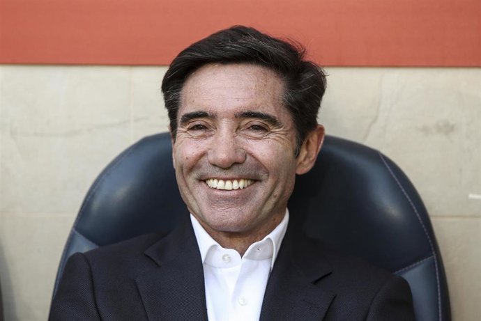 Archivo - El entrenador del Villarreal CF, Marcelino García Toral, ante el Sevilla FC.