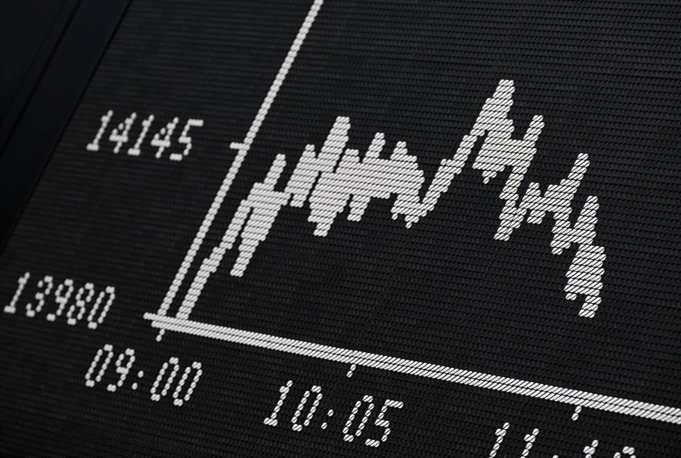 Archivo - Gráfico financiero. 