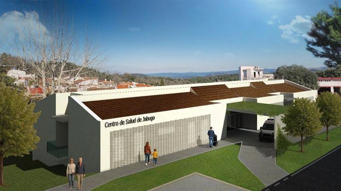 Infografía del nuevo centro de salud de Jabugo.