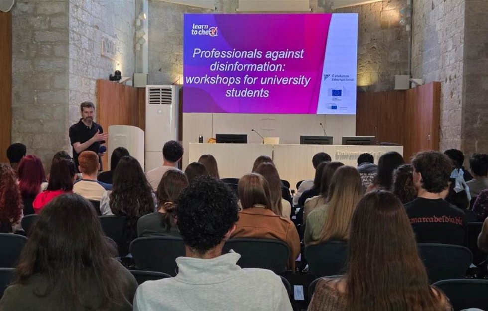 Momento del taller en la UdG