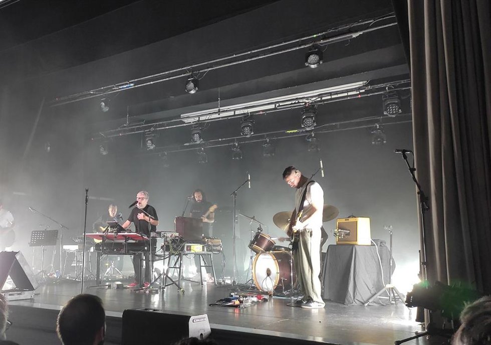 Iván Ferreiro en un concierto en Bilbao