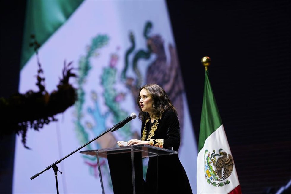 Ayuso reivindica los "cinco siglos de mestizaje" entre España y México: "Que la libertad nunca tenga que pedir perdón"