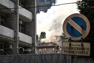 Daños provocados a un edificio en la región de Zaporiyia