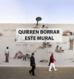 Imagen del post difundido por Escif en sus redes sociales