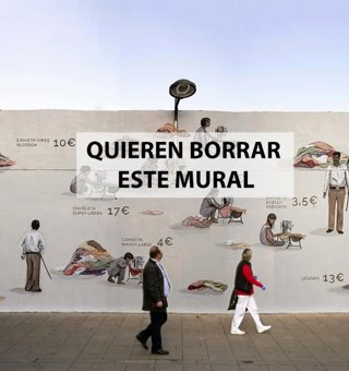 Imagen del post difundido por Escif en sus redes sociales