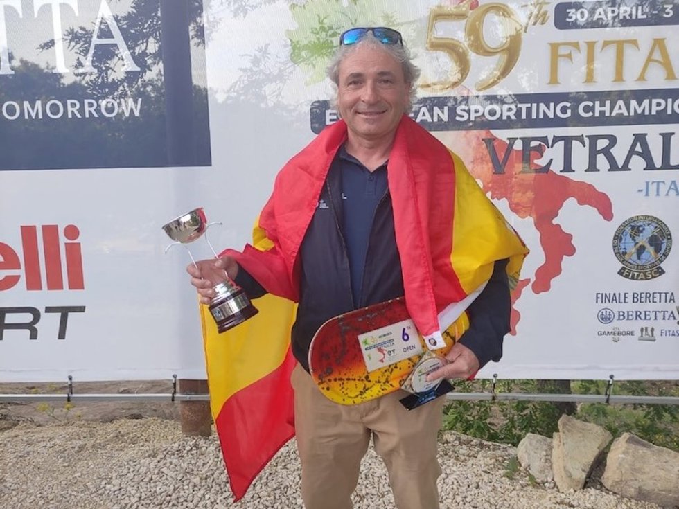 Diego Martínez, subcampeón de la Copa de Europa de Sporting