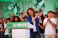 Montero subraya la "urgencia" del 17M para que los progresistas no se queden "en casa" como "quiere" Moreno