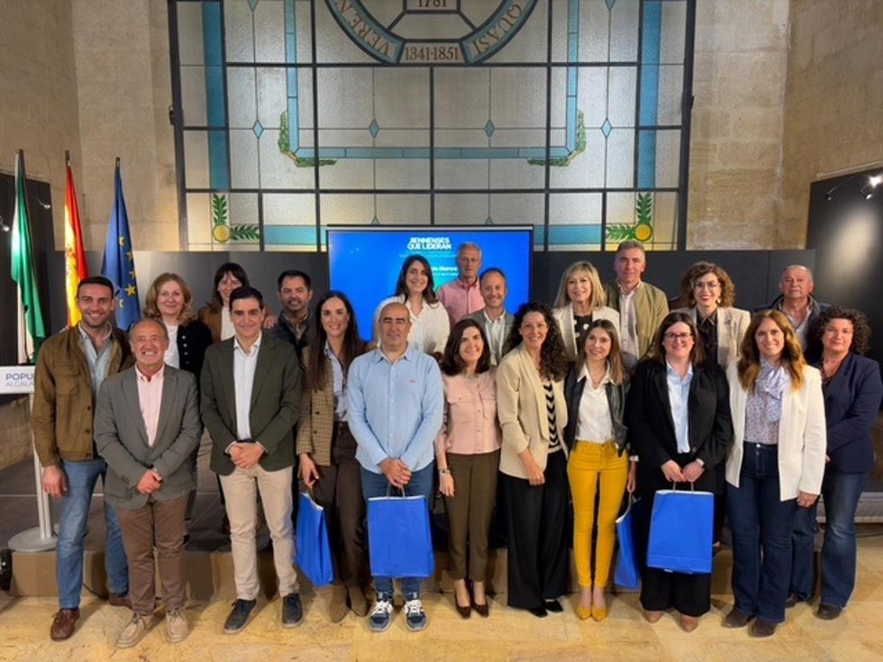 La coordinadora regional de Empleo del PP y candidata al Parlamento andaluz, Rocío Blanco, en una nueva edición del foro 'Jiennenses que lideran. Empleo y formación'.
