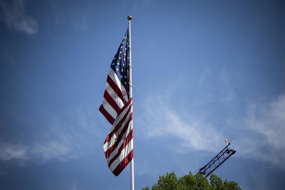 Bandera de Estados Unidos en una imagen de archivo
