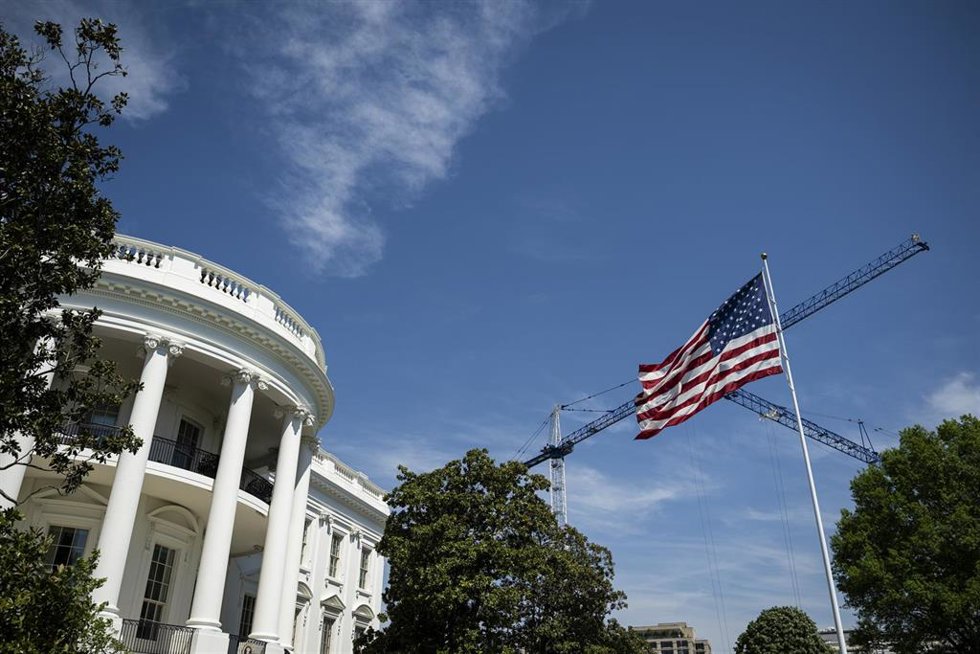 Bandera de Estados Unidos en una imagen de archivo