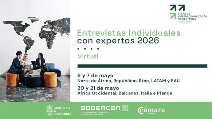 Archivo - Programa de entrevistas indivuales con expertos en mercados internacionales