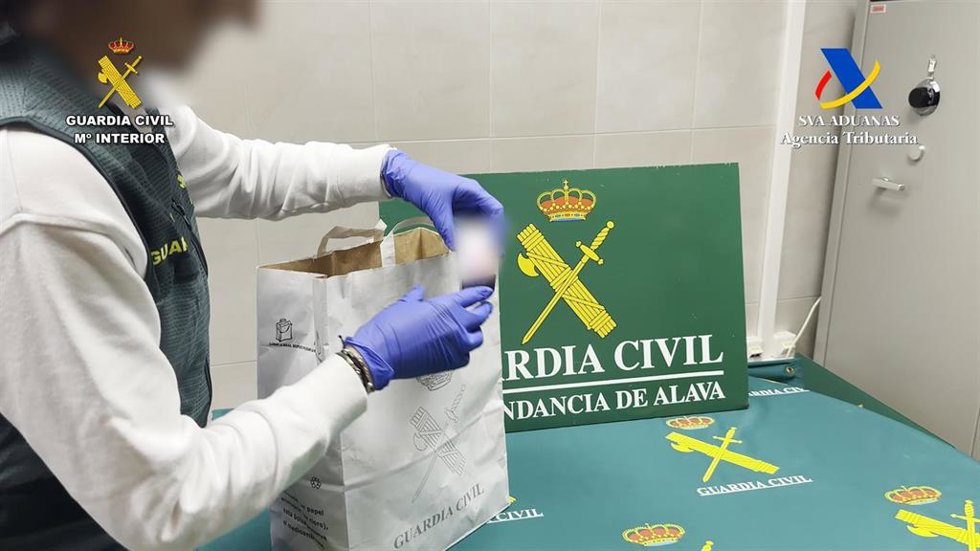 Material incautado en el domicilio del detenido