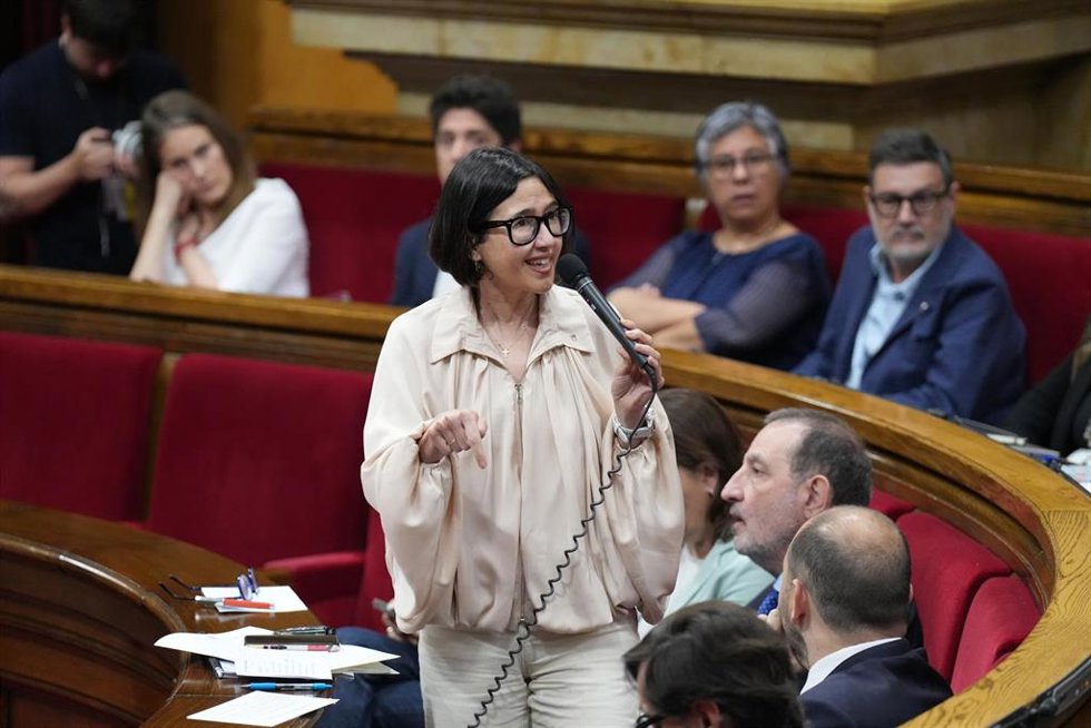 Archivo - La consellera de Interior, Núria Parlon