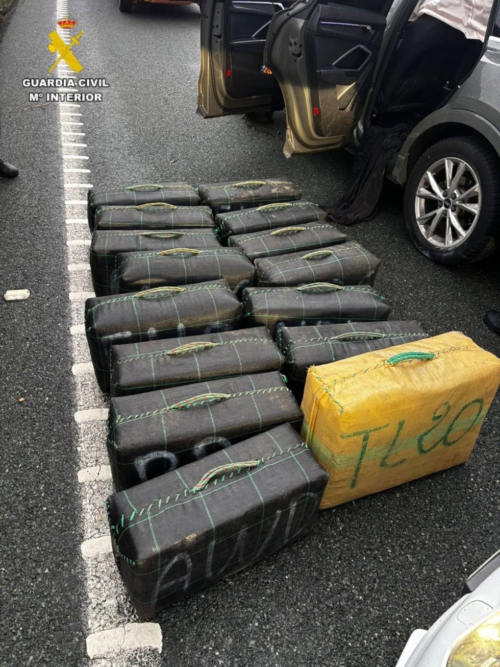 Sustancias incautadas por la Guardia Civil de Sevilla