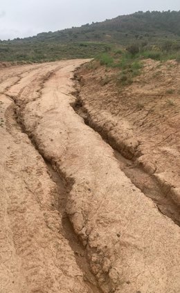 Por La Rioja demanda una "actuación urgente" para reparar los caminos rurales y agrícolas destrozados por las tormentas
