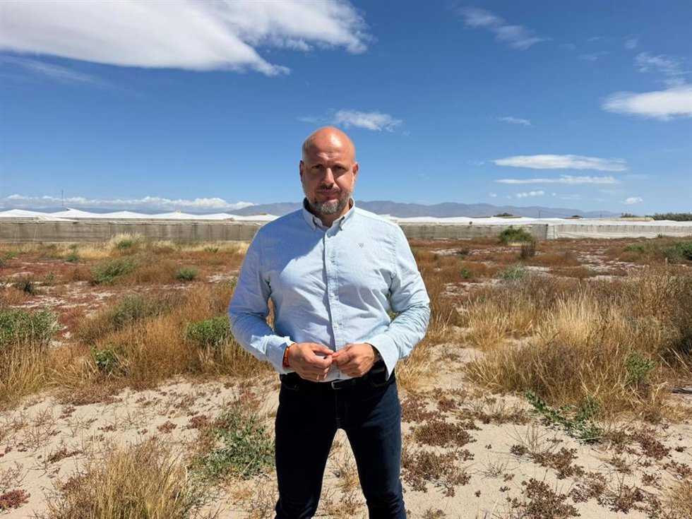 El candidato de Vox al Parlamento andaluz por Almería, Rodrigo Alonso.