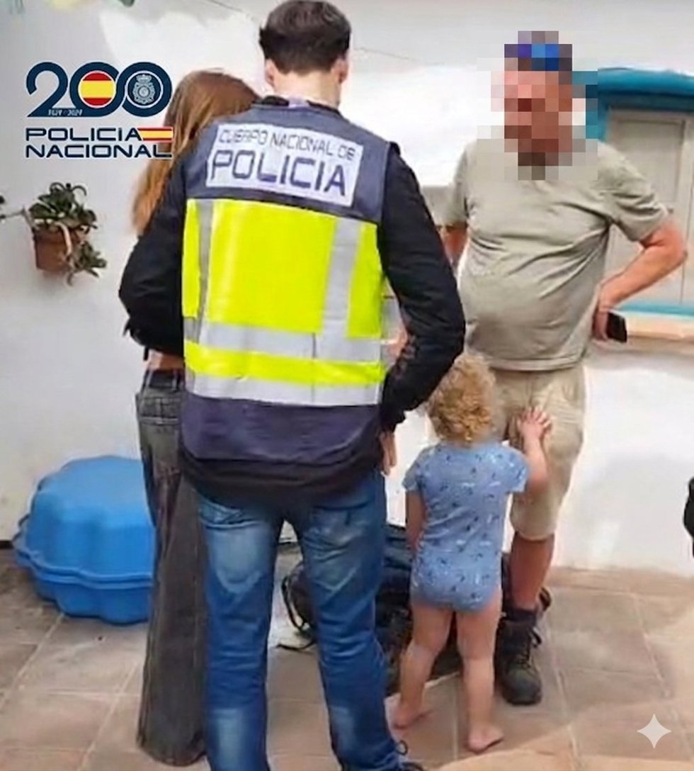 Registro de la vivienda de la niña sustraída con el padrastro y hermanastro.