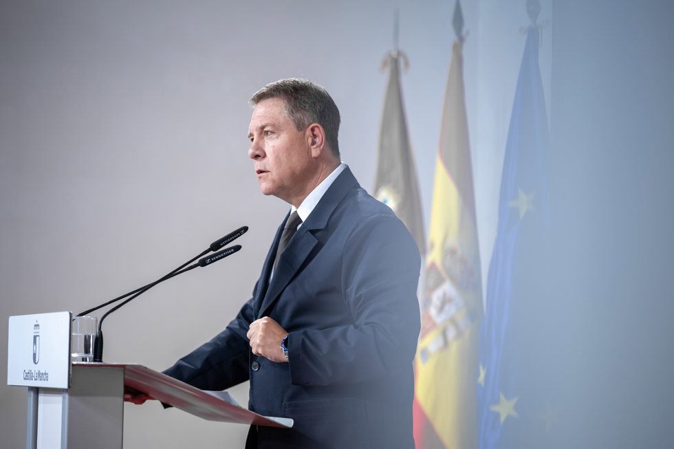 El jefe del Ejecutivo regional, Emiliano García-Page, presenta en Toledo, la Agenda de Acción por la Vivienda 2026-2030.