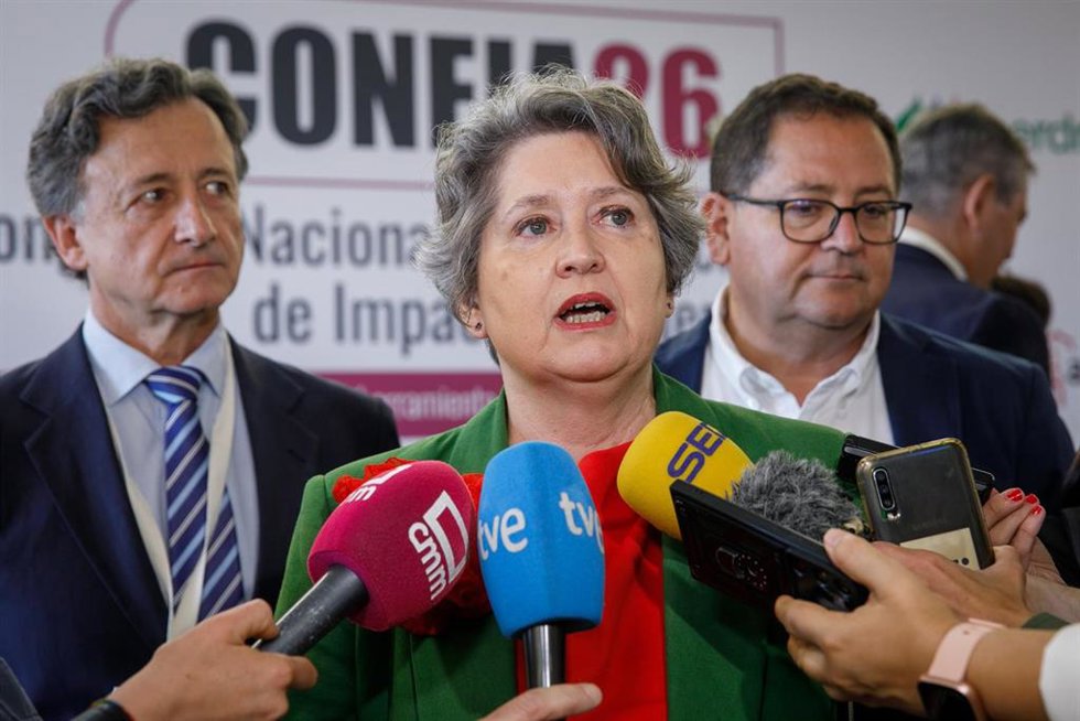 La consejera de Desarrollo Sostenible, Mercedes Gómez, participa en la inauguración del XIII Congreso Nacional de Evaluación de Impacto Ambiental-CONEIA 2026.