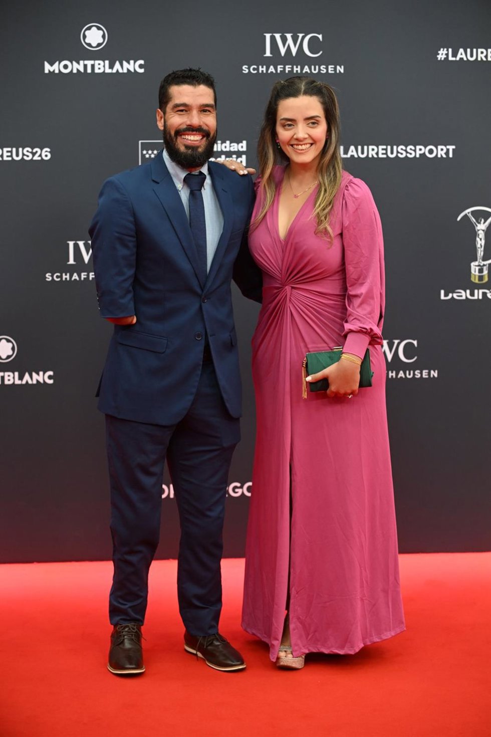 Daniel Dias y Raquel Andrade Ribeiro Dias durante la gala de entrega de los Laureus World Sports Awards 2026 de Madrid