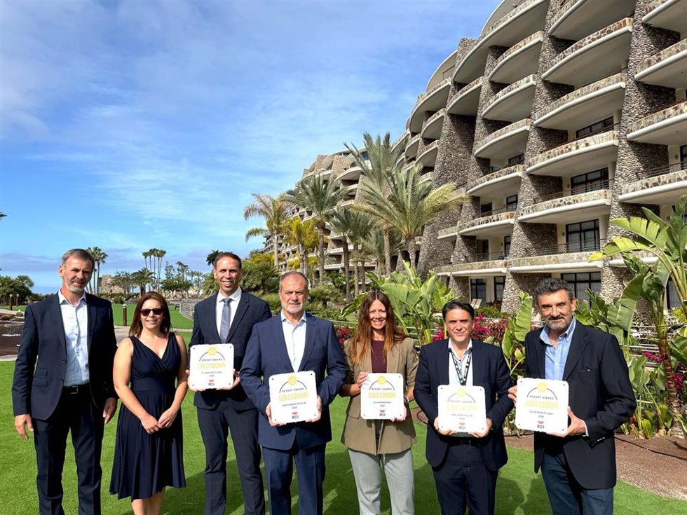 El Grupo Anfi recibe el certificado 'Gold Crown Resort 2026' por sus estándares de calidad