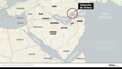 Irán crea un nuevo mecanismo para gestionar el tráfico marítimo a través del estrecho de Ormuz