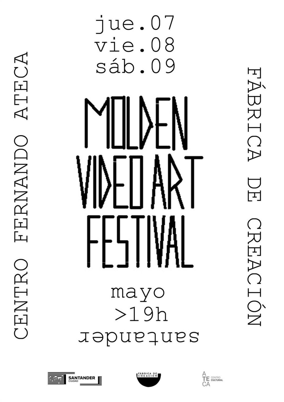Cartel del Molden Festival Internacional de Videoarte