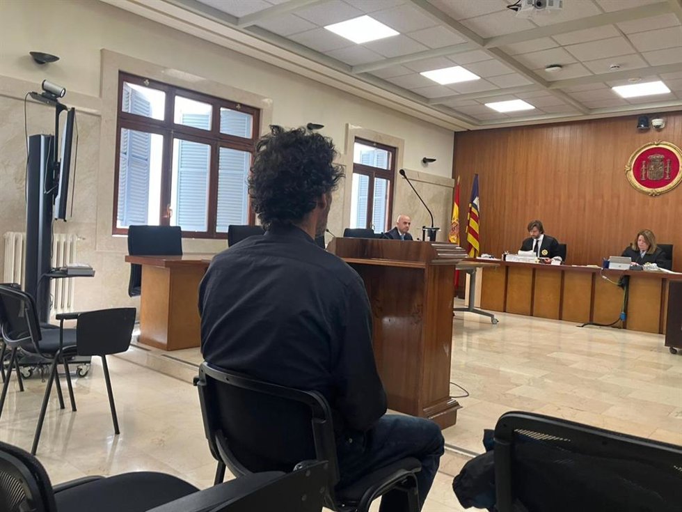 El acusado, este miércoles en la Audiencia Provincial de Baleares.