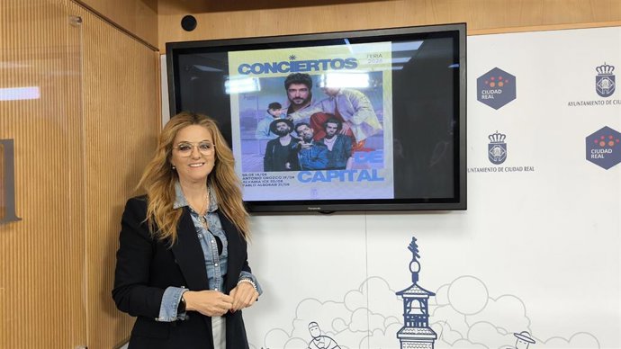 La concejal de Festejos, Mar Sánchez, en rueda de prensa.