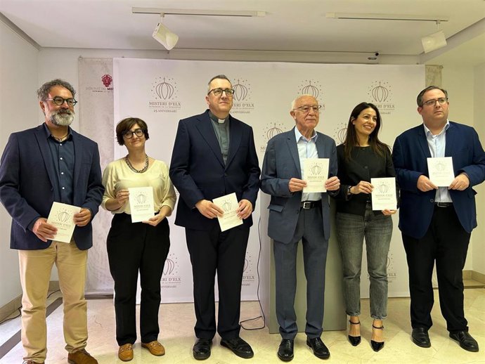 Presentación de actividades por los 25 años del Misteri d'Elx como patrimonio de la humanidad de la Unesco