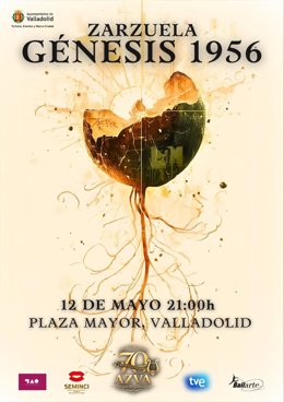 La Asociación Amigos de la Zarzuela presenta 'Génesis 1956' el 12 de mayo en la Plaza Mayor de Valladolid.