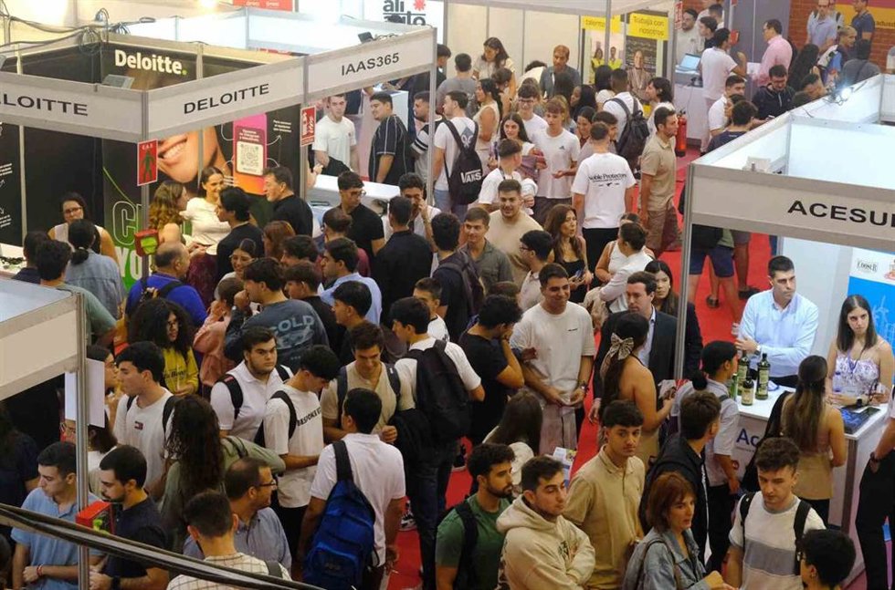 Estudiantes en la Universidad de Sevilla