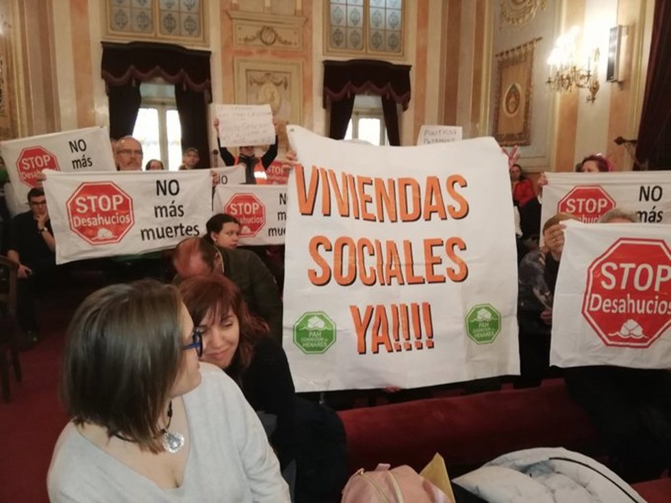 Archivo - LA PAH Corredor del Henares denuncia que los partidos den la espalda a la vivienda