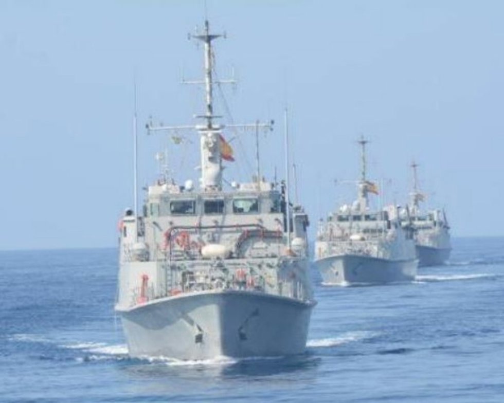 Aguas de Baleares acogen un ejercicio de guerra de minas.