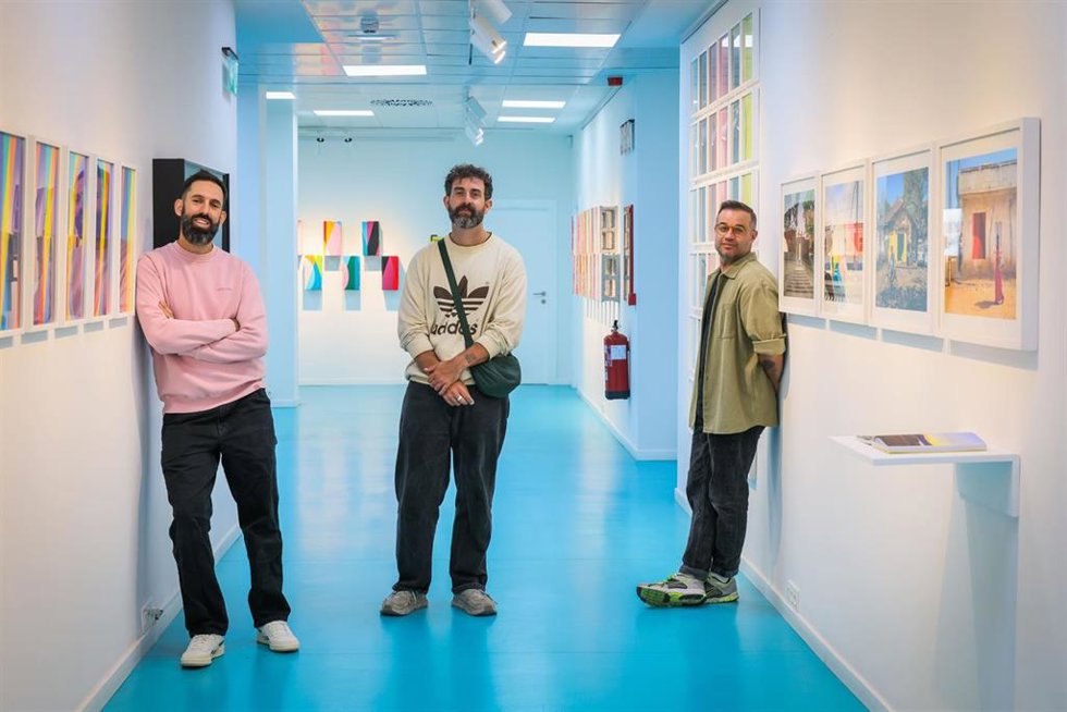 El arte urbano de Boa Mistura irrumpe en el Espacio Joven de Fundación Ibercaja en la capital aragonesa.