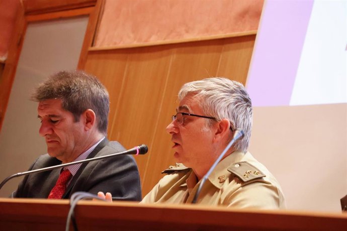 Anastasio Saěnchez Bernal y Francisco Joseě Ochando Terreros en una jornada en Málaga TechPark.