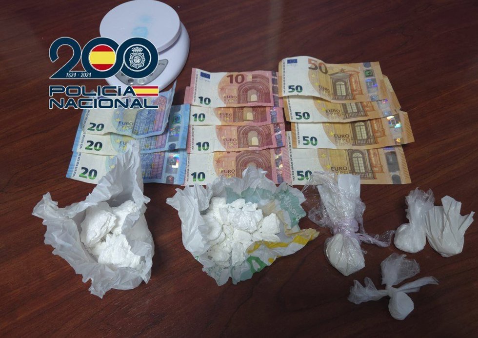 Material intervenido en la operación