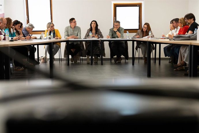 Reunión entre Diputación de Cáceres, Redex y Grupos de Acción Local para impulsar acciones contra la despoblación del mundo rural