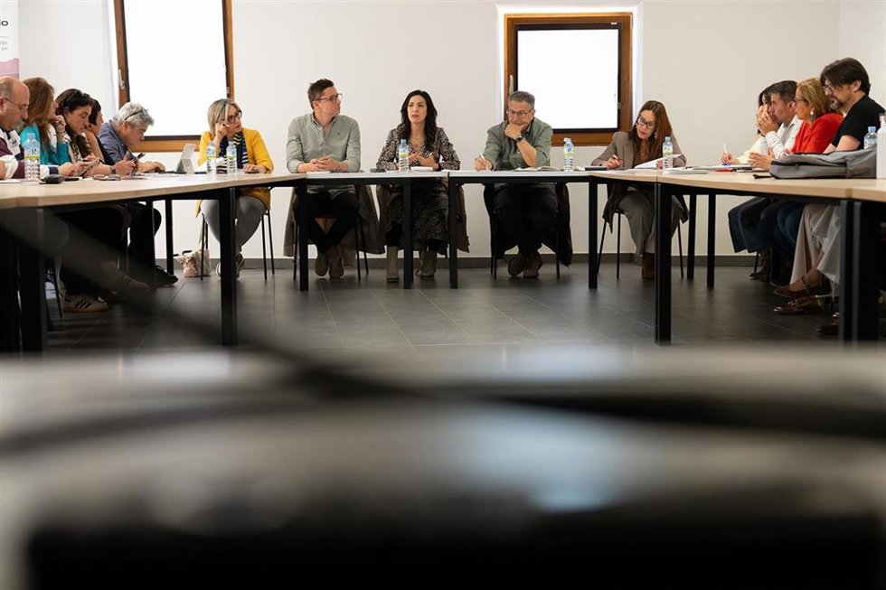 Reunión entre Diputación de Cáceres, Redex y Grupos de Acción Local para impulsar acciones contra la despoblación del mundo rural