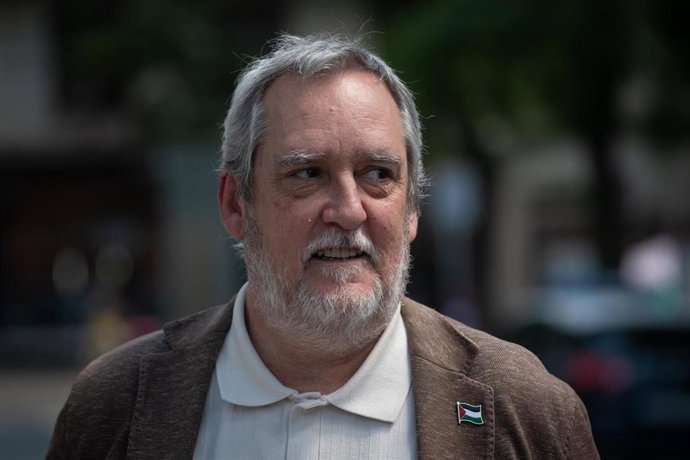 El concejal de ERC en el Ayuntamiento de Barcelona Jordi Coronas a su llegada a la Audiencia Nacional, a 6 de mayo de 2026, en Madrid (España).