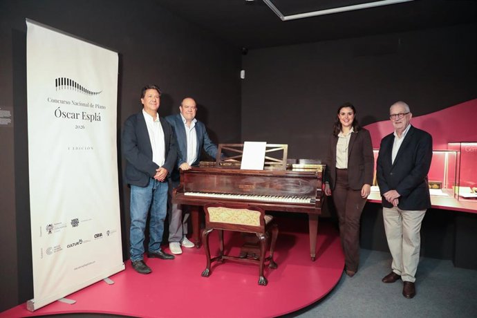 Presentación del I Concurso de Piano Óscar Esplá