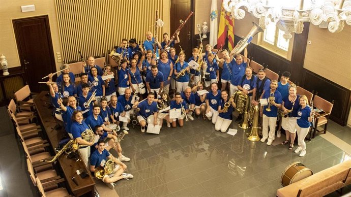 Banda de música de Ejea de los Caballeros.