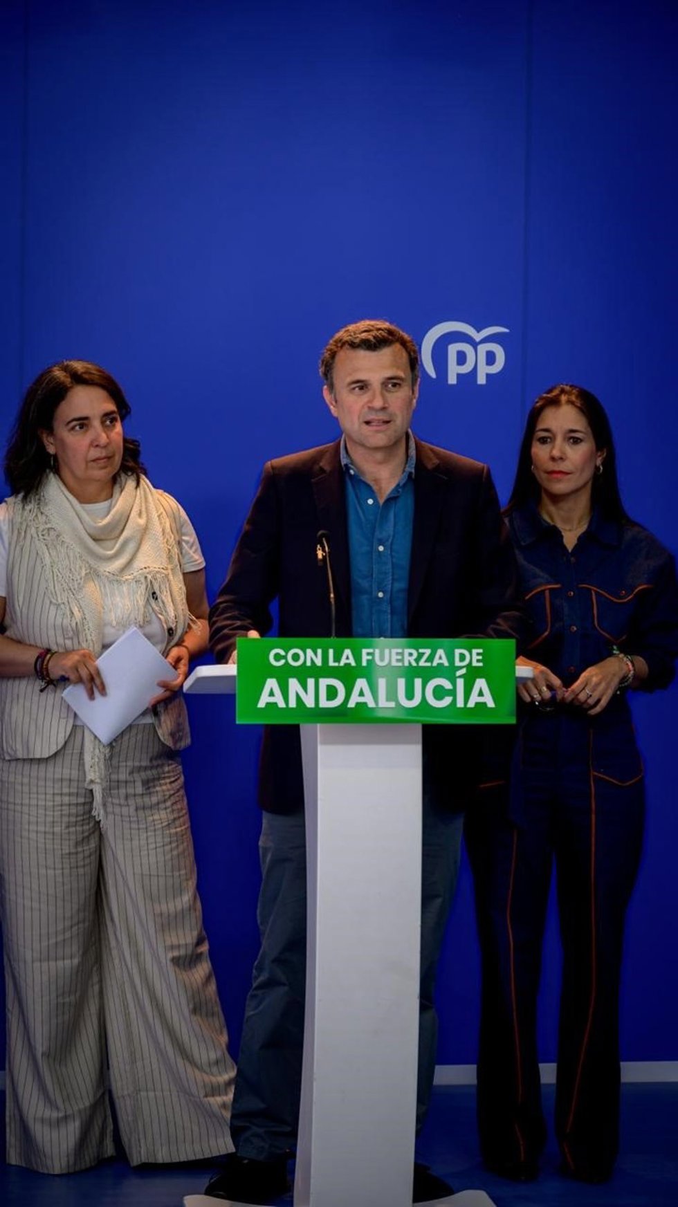 Bruno García en rueda de prensa.