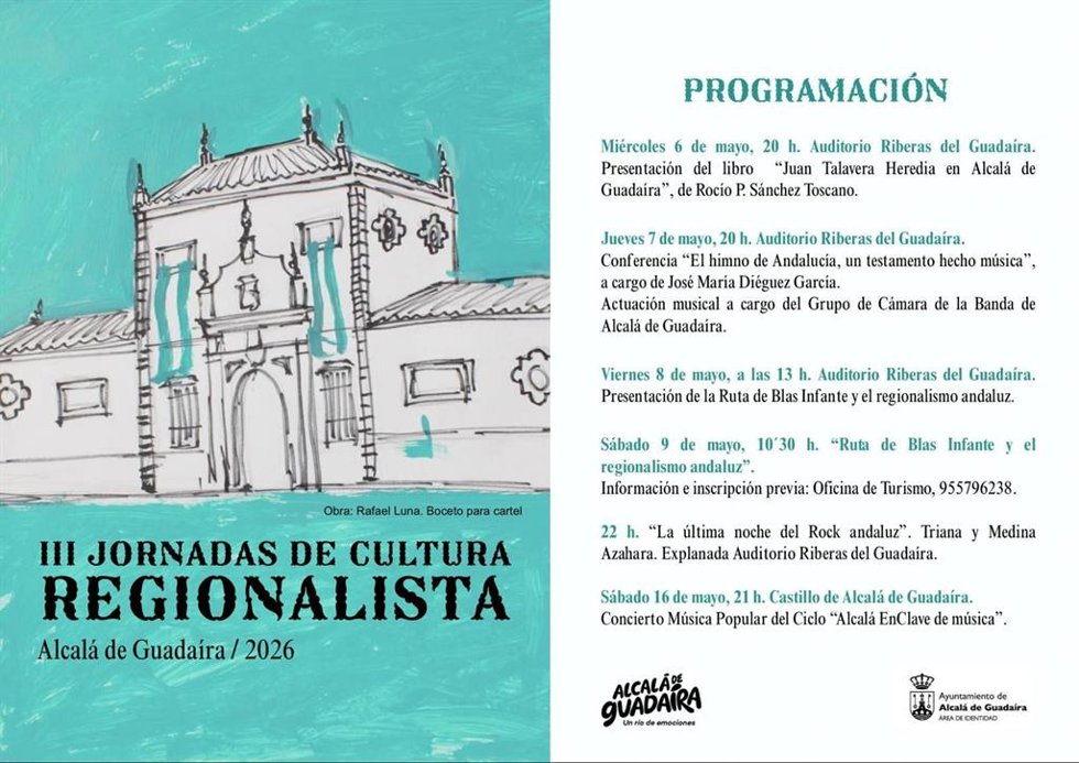 Cartel de las Jornadas Cultura Regionalistas 2026.