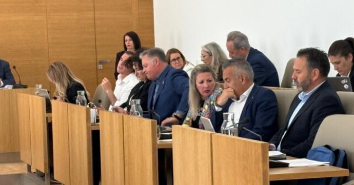 Diputados del PSOE en la Diputación de Huelva.