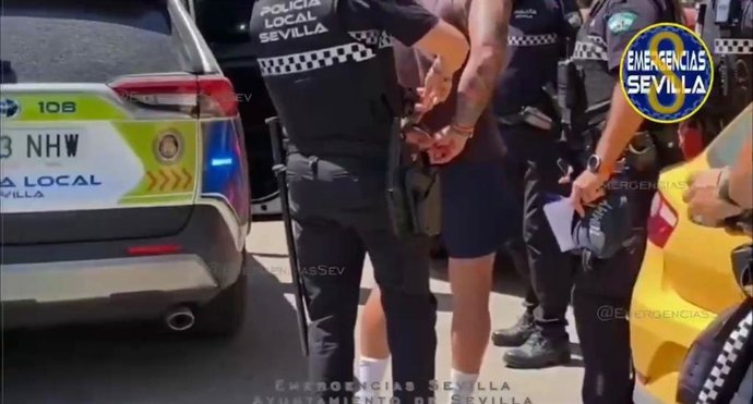 Detención de un hombre en Sevilla tras un altercado de tráfico
